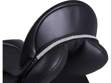 Saddle jewel Verbena QHP, black/silver