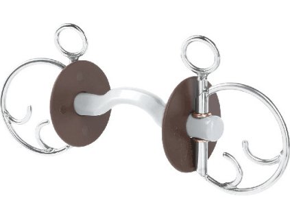 Bit Kimblewick with Konnex ported mouthpiece BERIS, soft, 18 mm