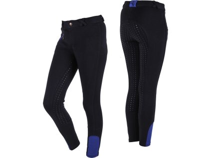 Breeches Junior Q-essentials, full grip, kids, black