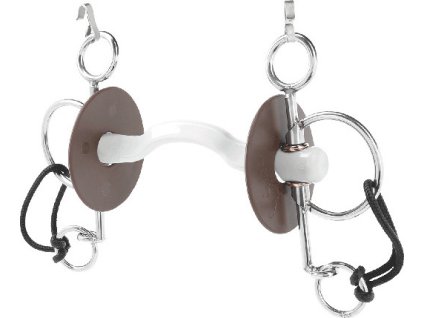 Bit short Pelham with Konnex tongue port Beris, hard, 18 mm