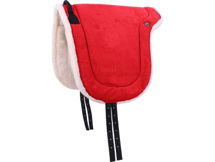 Bareback pad QHP, bright red