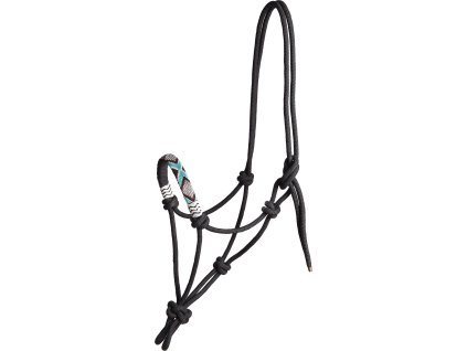 Pearls knotted halter Waldhausen, black