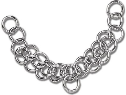 Curb Chain Waldhausen, stainless steel