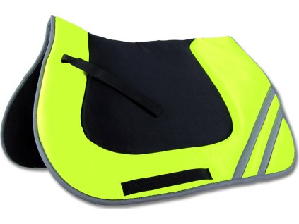 HI VIZ Saddle pad - neon yellow