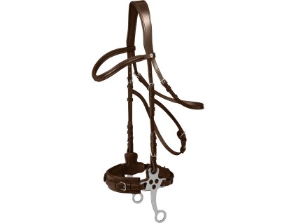 Bridle X-Line Hackamore Waldhausen, brown