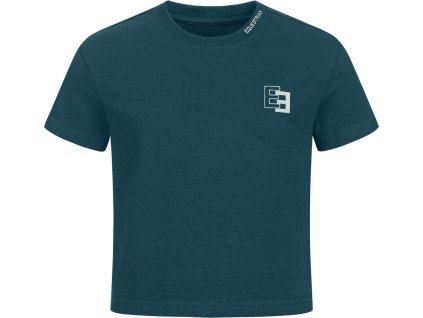 Anna T-shirt, teens - petrol blue
