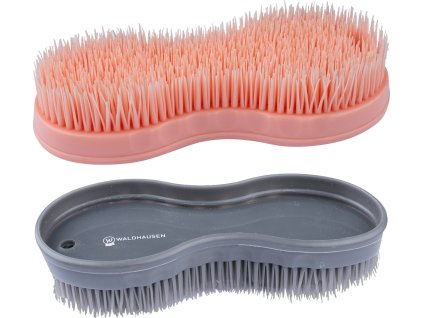 Brush All-in-one Waldhausen, 2 pcs, grey/pink