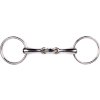 Snaffle bit double jointed  Q-essentials, 17 mm, silver