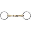 Cupris double-jointed snaffle, solid