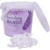 Rubber braiding bands Q-essentials, 200 g, white