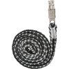 Plus Lead Rope Waldhausen, panic hook, 2 m, black/grey
