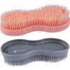 Brush All-in-one Waldhausen, 2 pcs, grey/pink