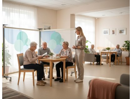 flexibilni zastena DUO domov pro seniory