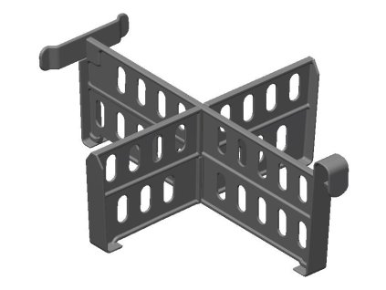 Rozdělovník na 4 části do 22 l vaničky