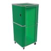 Pojízdný rollkontejner Open zelený, 1 police