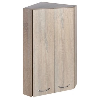 Skříňka horní rohová 35x76x35 cm - dub