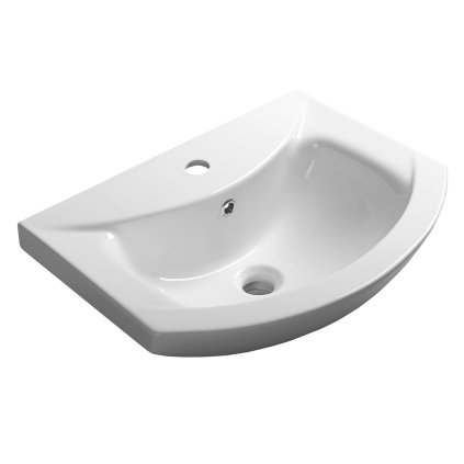 ZERO keramické umyvadlo nábytkové 55x43,5cm, bílá