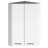 Skříňka horní rohová 35x76x35 cm - bílá