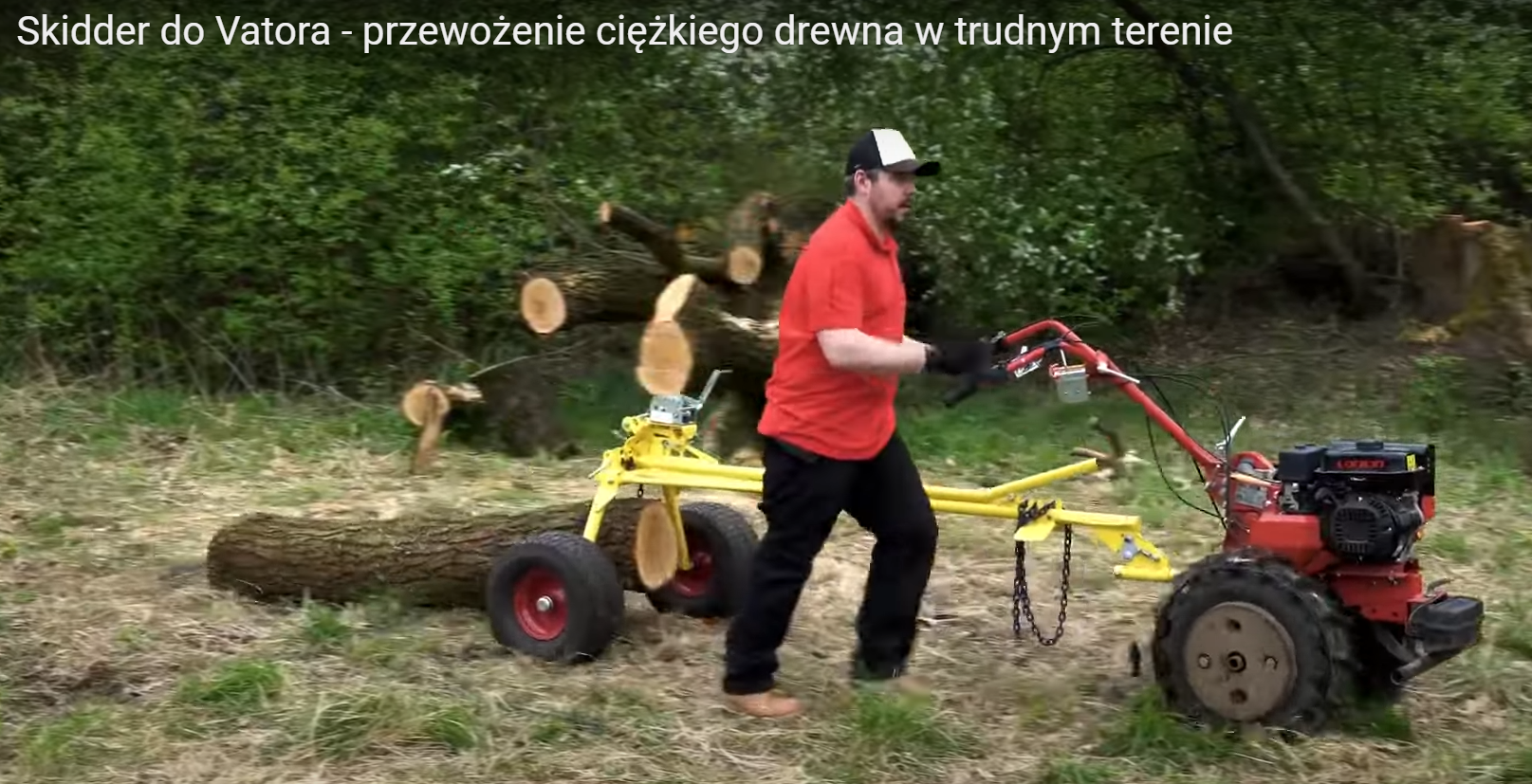 VATOR Skidder youtube video with Łukasz Nowacki