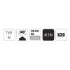 S30112.059 | SC drill Ø5,9x66/28  DIN 6537K, 3xD, AlTiN