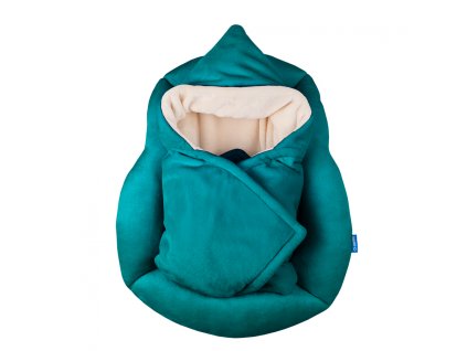 581 hnizdecko pro miminko home big deka s kapuci 100 100cm petrolej