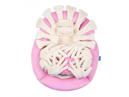 476 hnizdecko twins vnitrni cast objimaci ruce 1 ks deka s kapuci 100 100cm svetle ruzova