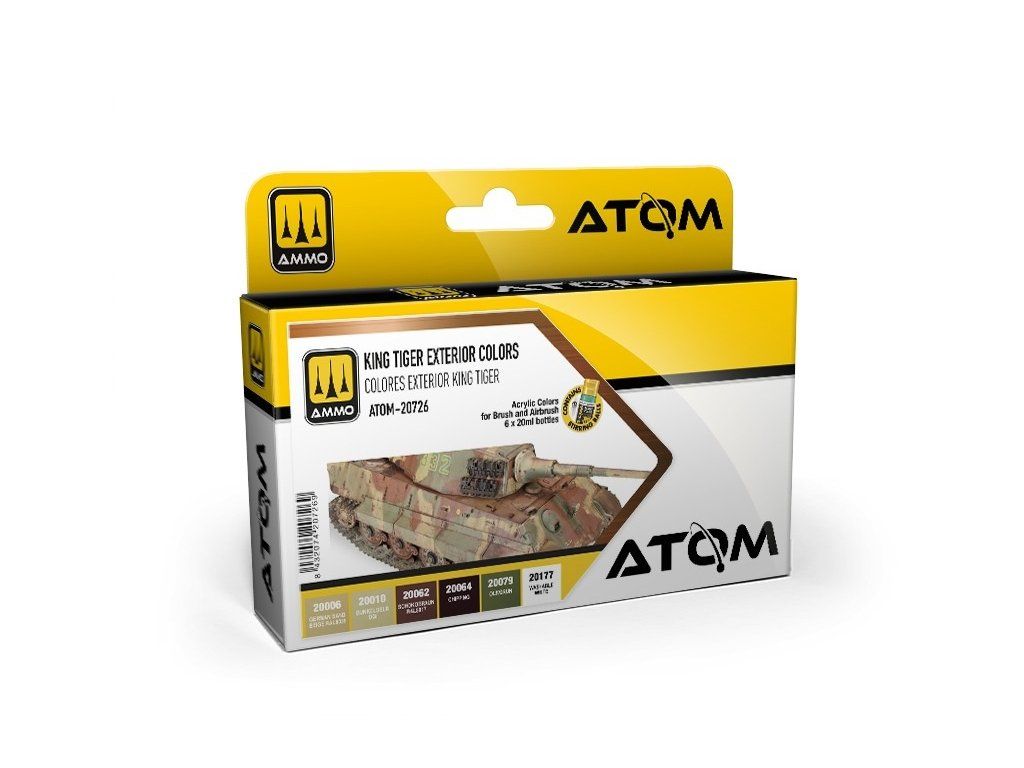 AMMO ATOM 20726 atom king tiger exterior colors set