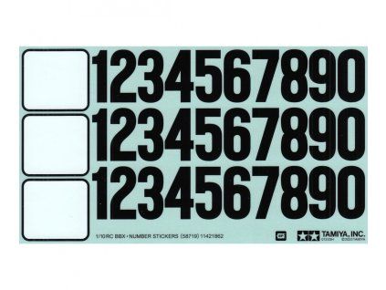 189508 sticker car numbers bbx bb 01 58719