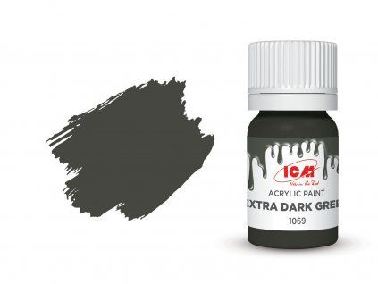 Barva ICM - Extra Dark Green 12ml