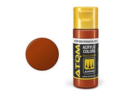 ATOM COLOR - Rotbraun RAL 8012 20ml