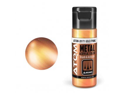 ATOM METALLIC COLOR - Gold Pink 20ml