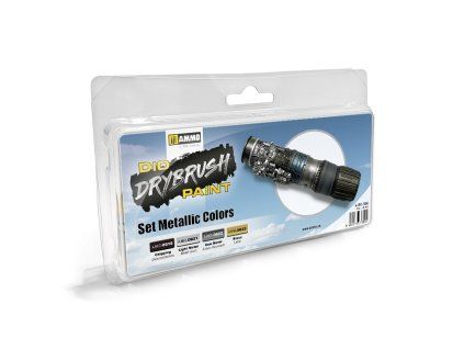 drybrush set metallic colors