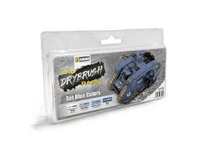 drybrush set blue colors