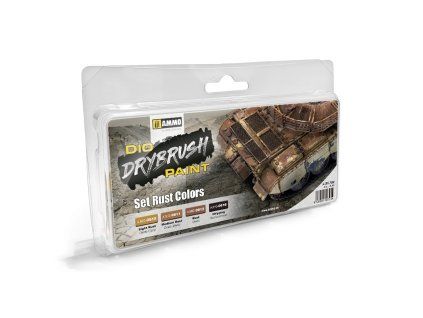 drybrush set rust colors