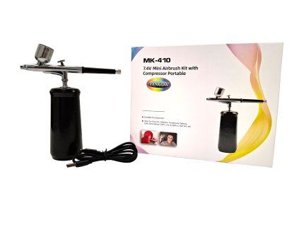 Stříkací pistole Fengda MK-410B s mini kompresorem