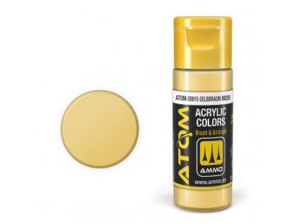 ATOM COLOR - Gelbbraun 8020 20ml