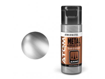 ATOM METALLIC COLOR - Steel 20ml