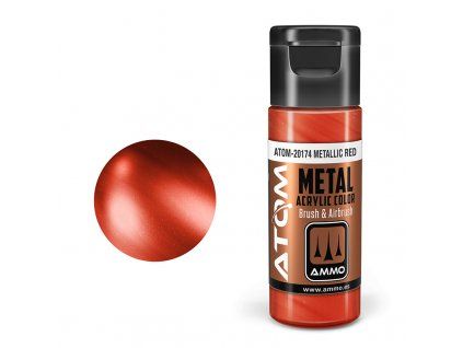ATOM METALLIC COLOR - Red 20ml