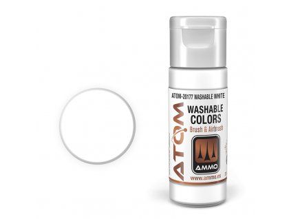 ATOM WASHABLE COLOR - White 20ml