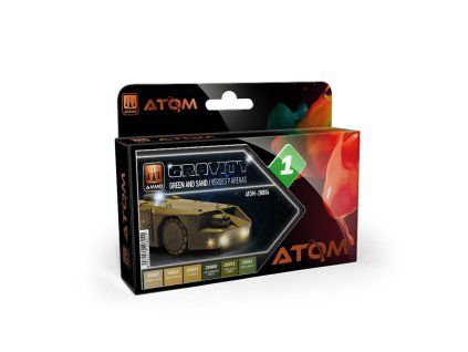 atom gravity set 1 green and sand 6 x 20 ml 20804
