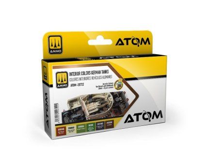 AMMO ATOM 20722 atom interior colors german tanks set