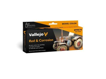 vallejo rust and corrosion 70262 set front