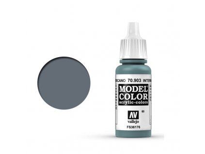 Barva Vallejo Model Color - Intermediate Blue 17ml