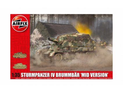 sturmpanzer iv brummbar mid airfix a1376