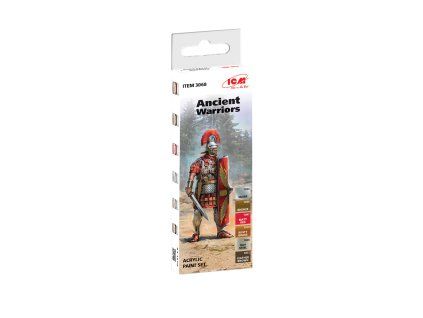 Sada akrylových barev ICM - Ancient Warriors 6x12ml