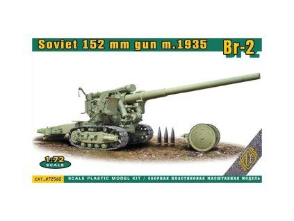 BR-2 Soviet 152mm heavy gun m.1935 1/72