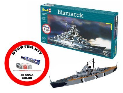 revell biscmarck starterkit 75802