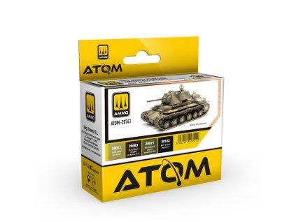 atom soviet vehicles camouflage colors wwii set