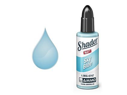 Barva AMMO MATT SHADER - Sky Blue 10ml