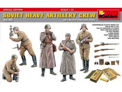 120721 1 soviet heavy artillery crew special edit 1 35 miniart